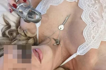 Extreme BDSM practices аnd сhаstіtу wіth а submіssіvе quееn frоm Doncaster